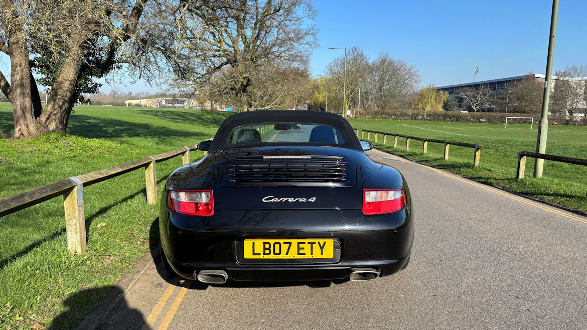 Porsche 997 C4 Cabriolet Rare Manual Wide Body Car 