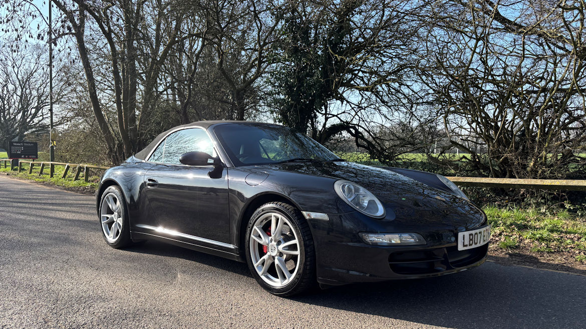 Porsche 997 C4 Cabriolet Rare Manual Wide Body Car 