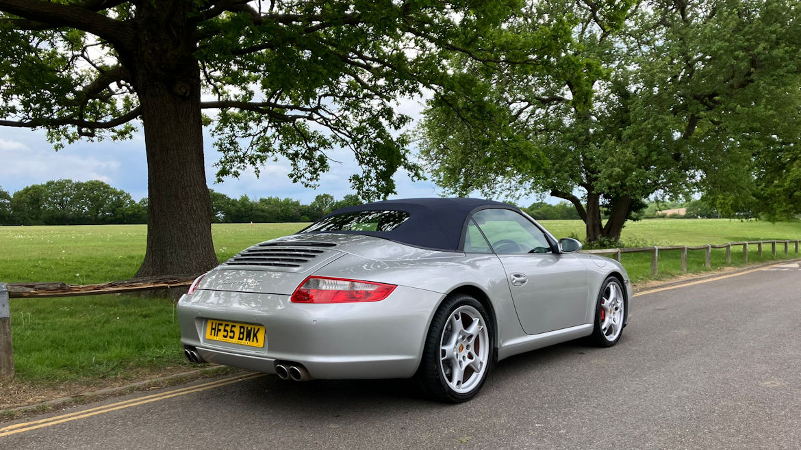Porsche 997  C2S CABRIOLET TIPTRONIC S VERY LOW MILEAGE ENGINE REBUILT 