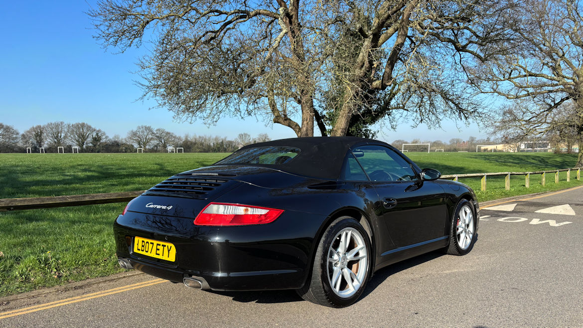 Porsche 997 C4 Cabriolet Rare Manual Wide Body Car 