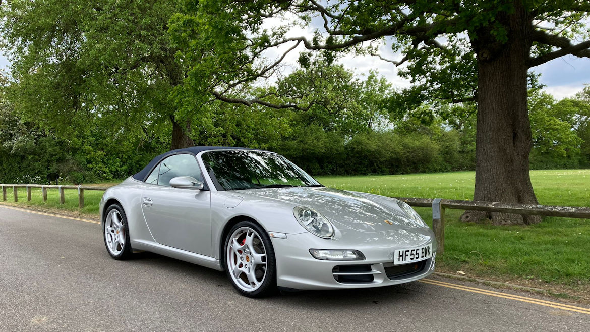 Porsche 997  C2S CABRIOLET TIPTRONIC S VERY LOW MILEAGE ENGINE REBUILT 