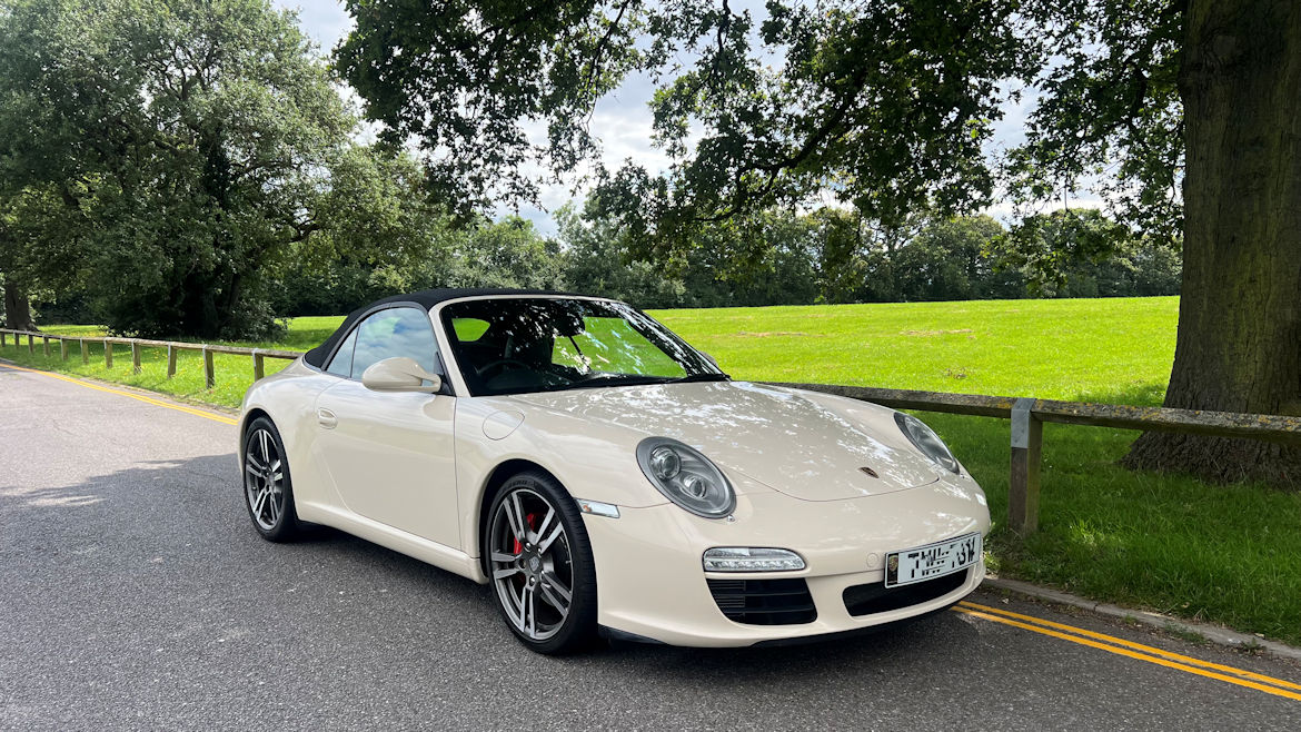 Porsche 997 C2S Gen 2 PDK Cabriolet Low Mileage Mega Spec Stunning Colour 